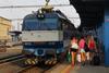 Passengers at Bratislava station.