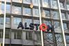 Alstom logo on Saint Ouen building