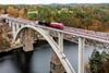 Orlik bridge load testing (Photo SŽ)