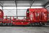DB Cargo displayed the latest update to its coil-carrying wagon family at the Transport Logictic trade fair in München.
