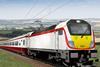 Impression of Bombardier Transportation Traxx P200 AC UK locomotive.
