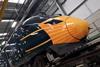 Great Western Railway has applied artwork in the form of painted face coverings to one of its Hitachi Intercity Express Trains.