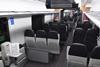 Greater Anglia has unveiled a full-size mock-up of the interior of the Aventra electric multiple-units ordered from Bombardier Transportation.