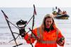 Network Rail has used an unmanned aerial vehicle controlled from a rigid inflatable boat to undertake a survey of the railway along the sea wall at Teignmouth and Dawlish.