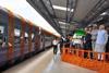 Prime Minister Narendra Modi flagged off the first train to inaugurate the Udhampur – Katra line.
