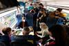 Young climate activists exchange ideas on the Eurostar climate train to COP26 3