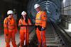 A ceremony at Whitechapel station on September 14 marked the completion of tracklaying on the central core of the Crossrail Elizabeth Line route across central London.