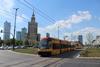 Warszawa trams at Centrum (image Railway Gazette)