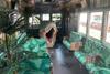 Echizen Railway dinosaur train interior