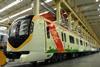 CRRC Dalian has rolled out the first of 23 three-car trainsets it is building for the Nagpur Metro.