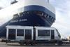The first Alstom Citadis tram for the Al Sufouh tramway is delivered to Dubai.