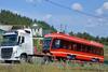 Taganrog UKVZ Type 71-628 tram delivery
