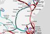 All Ireland railway review map