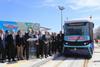 Istanbul Mayor Mevlüt Uysal inaugurated test runs on metro line M7 and tram route T5 on March 19.