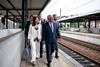 The Prime Minister visited the completed electrification work on the Douro Valley line on July 16.