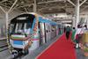 The western section of Hyderabad metro Line 3 was inaugurated on March 20.