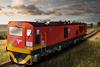 Bombardier Traxx Africa electric locomotive.