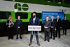 Groundbreaking ceremony for the Bowmanville Extension of the Toronto area’s GO Transit commuter rail network.