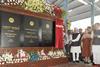 Prime Minister Manmohan Singh flagged off Northern Railway's ceremonial first train on the next section of the rail link to Kashmir on June 26.