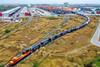 China-Europe (Chengdu) Railway Express freight train departs Chengdu International Railway Port for Europe