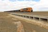 Railway under construction to link the Tavan Tolgoi coking coal mines with Gashuun Sukhait on the border with China.