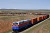 Kazakh container train.