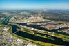 Duisburger Hafen aerial view 