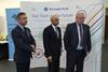 RSG's Industry Co-chair Terence Watson (left) was joined by Business Secreary Sajid Javid and Transport Secretary Patrick McLoughlin to launch the rail supply strategy at the Advanced Manufacturing Training Centre in Coventry on February 1.