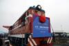 What is described as the first container train service between China and Iran was launched on January 28.