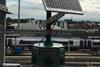The solar power electronic scarecrow