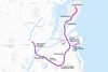 København metro Line M5 map (Image Metroselskabet)