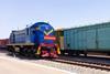 Afghanistan locomotive and wagons (Photo: AfRA)