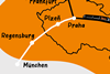 Map of Leo Express trains to Munich_high