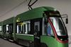 Impression of Bombardier Transportation Flexity Basel tram.