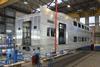 Stadler Rail's Altenrhein factory in Switzerland has produced the first aluminium bodyshell for the double-deck EMUs ordered by Aeroexpress.