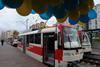 Prime Minister Mykola Azarov officially reopened the Kyiv fast tram line on October 24.