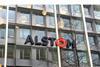 Alstom logo on Saint Ouen building France (Alstom A Pavone)