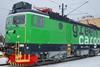 Refurbished Class Rd Green Cargo locomotive.