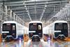 Harbin metro Line 1 uses a fleet of 17 six-car trainsets.
