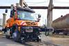 ZAGRO road-rail vehicle for shunting work in Romania