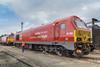 DB Cargo UK has successfully tested the use of 100% renewable hydrotreated vegetable oil to fuel a Class 67 diesel locomotive