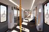 Tyne & Wear Metro Stadler train interior impression (2)
