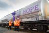Cement wagons built by Feldbinder for Hope Construction Materials.