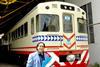 A former Buenos Aires metro car is being converted into a diesel-electric railcar by the Ferrocarril Central Buenos Aires co-operative.