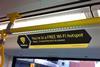 Manchester Metrolink tram 3054 has been specially branded for the wi-fi trial.