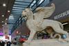 A Lion of St Mark sculpture from the former Südbahnhof which symbolises the route to Venezia has been restored (Photo: ÖBB).
