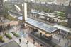 Railway station design concept visualisation (Image: 7N Architects)