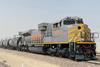 Saudi Railway Co freight train.