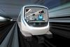 Alstom trainset for the Grand Paris driverless metro project.