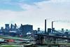 British Steel's Scunthorpe site.